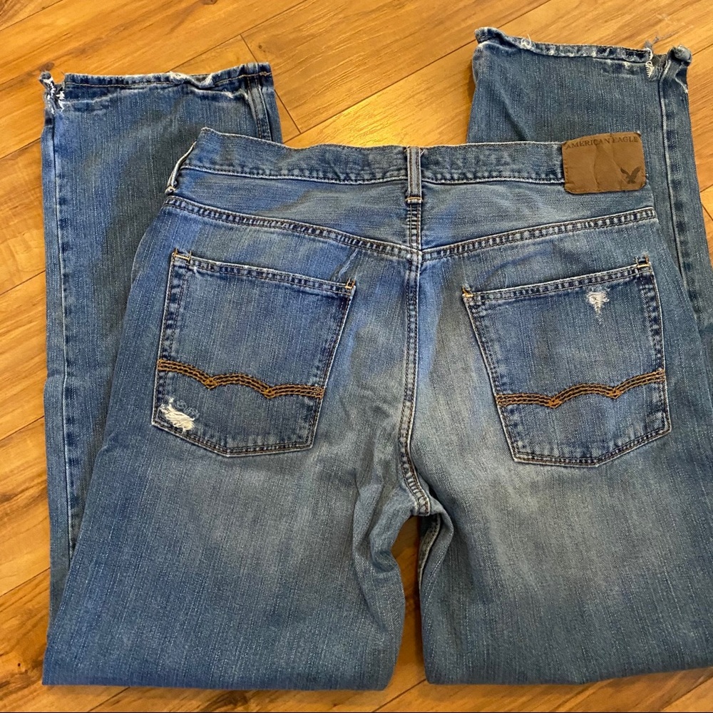 American Eagle Low Loose distressed Jeans 34x34